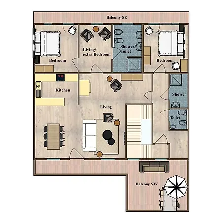 דירה Berghof נידרטאי